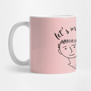 let's make a deal meme hand drawn Mug